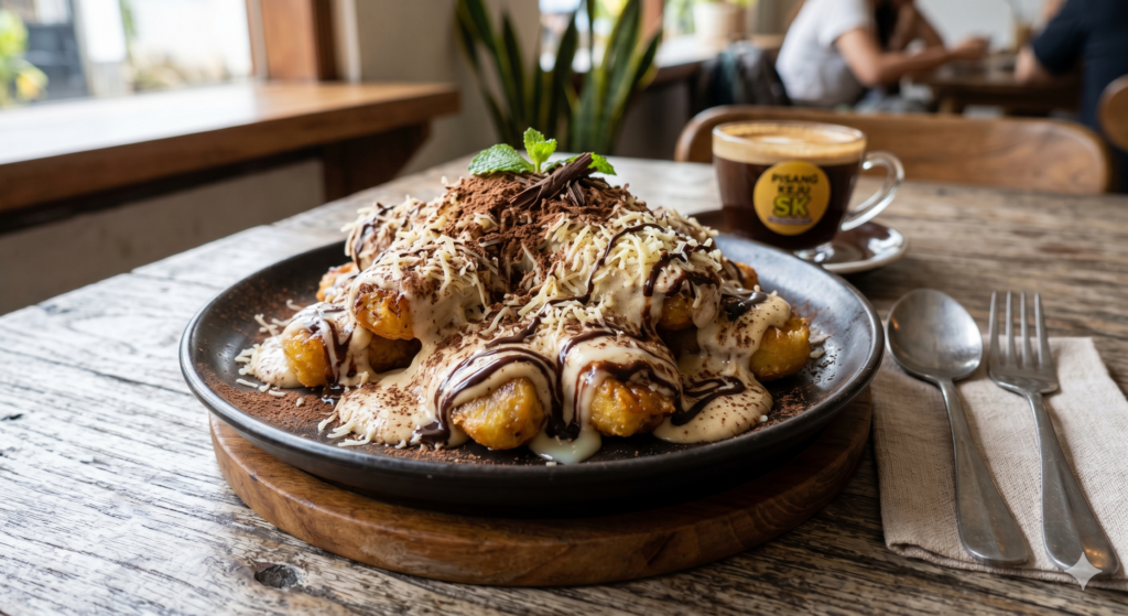 pisang keju tiramisu